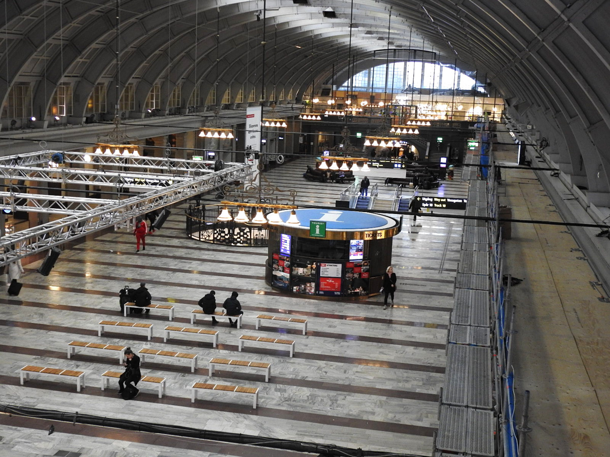 Stockholms centralstation den 14 April 2020.