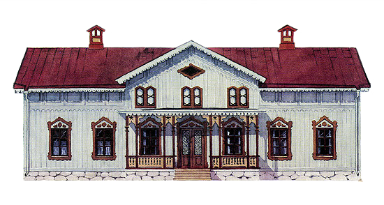 Illustration av hus