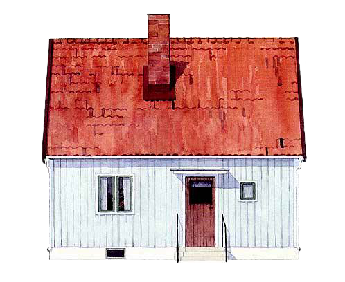 Illustration av ett hus.