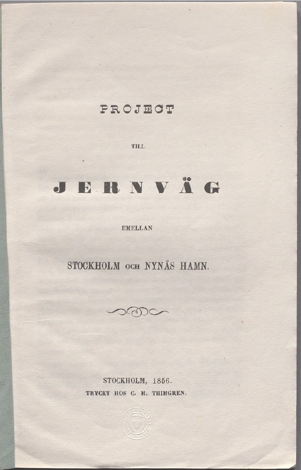 Bokens titel skriven centrerat på sidan.