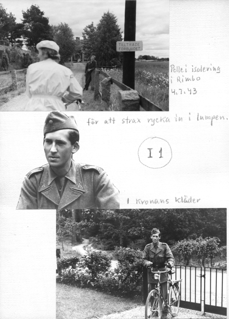 Fotografier i ett fotoalbum.